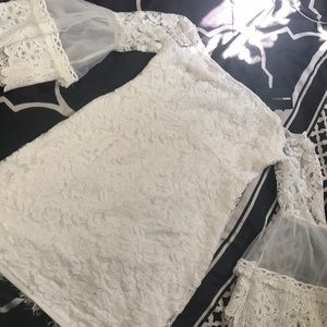 White Off The Shoulder Dress